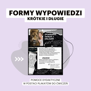Formy wypowiedzi - krótkie i długie (karty pracy)